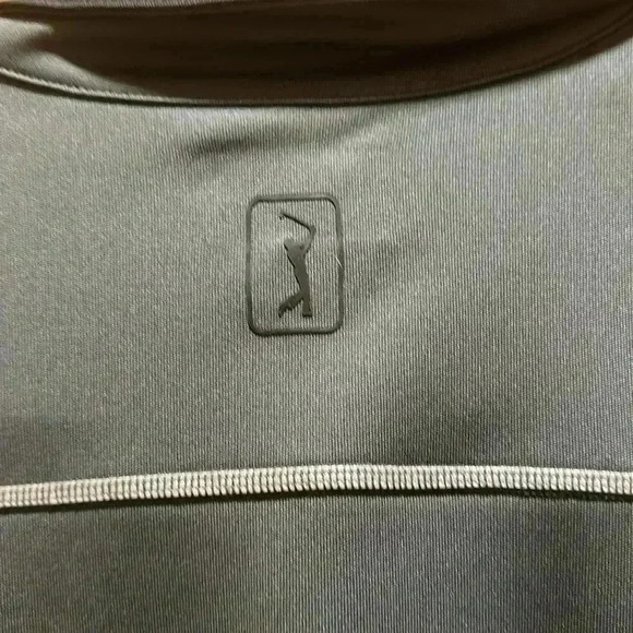 PGA tour three-quarter zip pull over size large - Picture 5 of 5
